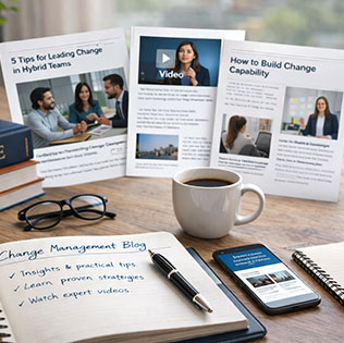 Desk with books, notepad, coffee and phone on it